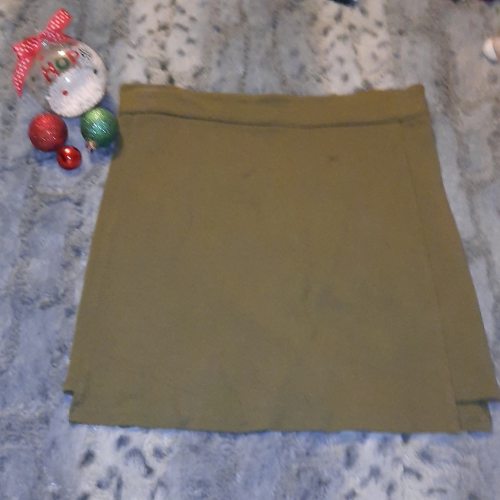 Forever 21 Olive Green Mini Skirt
